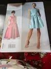 Vogue V1434 Designer Isaac Mizrahi Cocktail Bridesmaid Dress Pattern 14-22 UNCUT