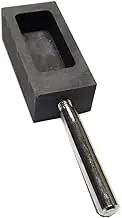 LLFAU Gold Silver Graphite Mold Ingot Mold Crucible for Melting Casting Refining with Metal Bar (500g)