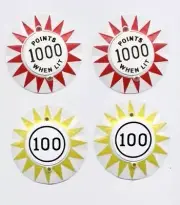 Bally MATA HARI Pinball Machine POP BUMPER CAP SET