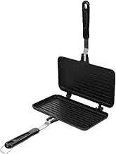 Cabilock Non Stick Double Sided Sandwich Maker Multipurpose Baking Tool for Breakfast Ergonomic Design Household Cooking Accessory for Cafes Home Use