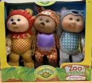 CABBAGE PATCH DOLLS ZOO FRIENDS (3) CUTIES KOALA/LION/GIRAFFE SUPER CUTE!!