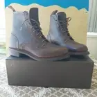 RM Williams - Risden Boot - AU/UK 9 EU 43.5 - Clay Pebbled Leather Lace-Up - New