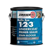 Zinsser 3.73L Grey Bulls Eye 1-2-3 Undercoat Primer-Sealer Stain Blocker