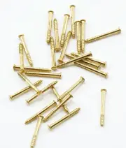 Dollhouse Miniatures 1:12 Scale 1/4 Brass Brads, 100/Pk #CLA05556