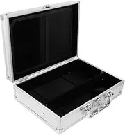 Baluue Luminum Alloy Tool Box Briefcase for Men Metal Storage Case Locking Aluminum Storage Box Gadget Organizer