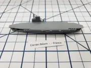 Carrier - Bearn - French Navy - Wargaming - Axis and Allies - Naval Miniature -
