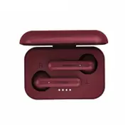 Bluetooth 5.0 Earphone Sonicgear TWS 3+ with Touch Control Lightweight Red