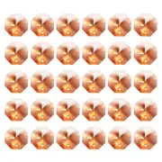 K9 Crystal Octagon Beads 2 Holes 30 Pack 14mm Chandelier Prisms Light Red