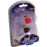 Aerpro Right-Angled Rca Adaptors 1 Red/1 Black Pack 2 - AP618RB