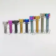 4*Titanium Ti M6x16/18/20 M6x25 M6X30mm Screws Allen Hex Socket Head Bolt Washer