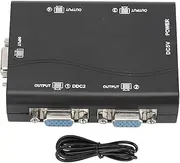 VGA Splitter,1 in 4 Out,250MHz 1920x1440 Monitor Screen Distributer,USB Powered HD Video Splitter for Laptop,Projector,TV