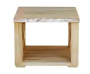 MD Clichy Eucalyptus Hardwood Lamp Table