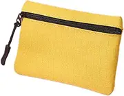 [Kbnuetyg] Small Purse - Oxford Fabric Makeup Bag | Coin Purse Change Bag Makeup Toiletry Bag for Women, Men and Kids with Zipper, Yellow, Consulte la descripción, See description