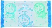 Marushin 2805021100 I'm doraemon Doraemon Nikoniko Doraemon Towel Pillow Cover for Adults, Antibacterial, Odor Resistant