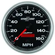 Autometer Sport-Comp II Speedometer 160 Mph In Dash Electronic - 160mph, 5 Inch, AU3689