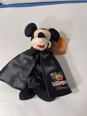 Halloween Disneyland Paris Vampire Mickey Mouse Plush Soft Toy NWT