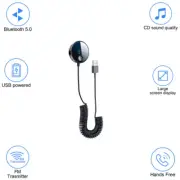 Bluetooth Car AUX Hi-Fi Stereo Audio Adapter Wireless Receiver FM Transmitter