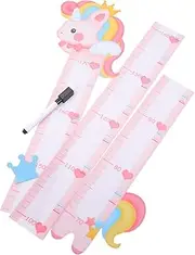 ERINGOGO Cartoon Animal Height Stickers for Boys and Girls Classroom Wall Decor Easy Growth Chart Wall Decal Set