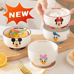 Graby2024迪士尼新款陶瓷飯碗餐具套裝麵碗湯碗家用卡通高顏值湯碗吃飯碗沙拉碗泡麵碗陶瓷碗爆款熱銷超讚CP值
