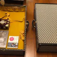 在飛比找Yahoo!奇摩拍賣優惠-真品Goyard 法國世界級鎮店之寶收藏品手工硬殻古董旅行箱