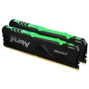 Kingston (KF436C17BBAK2/16) FURY Beast RGB 16GB (2x8GB) 3600Mhz DDR4 Ram