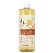 Dr. Jacobs Naturals, Plant-Based Pure Castile All-In-1 Soap, Almond Oil, 32 oz (946 ml)