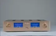 AV Meter AMP case Enclosure / Box / Gold Panel / amplifier chassis /Merge Amplif