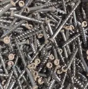 20 LBS Lt Brown 305 STAINLESS STEEL 2 1/4" Finish Trim Star Drive DECK SCREWS