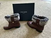 Cole Hahn Waterproof Breene Boot. Chestnut Size 8
