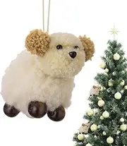 Funny Christmas Decorations Christmas Decorations for Dog - Cute Plush Dog Christmas Tree Pendant | Christmas Tree Decorations Cartoon Plush Doll for Fillers