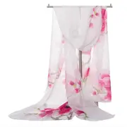 Spring And Summer Scarves For Women Lightweight And Long Versatile Sunscreen Shawl Scarves (Rose Red)