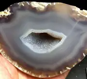 626g WOW! Agate Geode! NATURAL CARNELIAN CRYSTAL QUARTZ Geode Agate k982