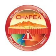 NASA CHAPEA Button Badge 58mm (2.25") Mission Patch Mars Dune Alpha