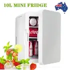 Car Mini Fridge 10 Litre Portable Fridge Cooler/Warmer Drinks Fridge Silver AU