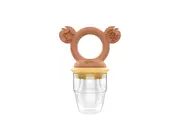 Silicone Baby Fresh Food Feeder / Fruit Feeder - Caramel & Mimosa