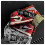 【NIKE 耐吉】AIR JORDAN 1 RETRO HIGH OG LOST AND FOUND CHICAGO 芝加哥 做舊氧化 男女(DZ5485-612)