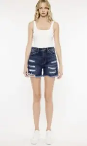 KanCan Jansen Ultra High Rise Boyfriend Shorts Size 9/28 BNWT
