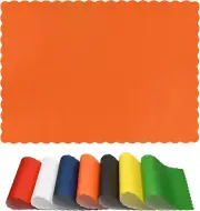 Paper Placemats for Dining Table – Disposable Scalloped Edges Color Table Mats