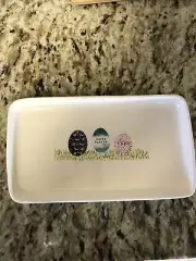 New! Rae Dunn Small 3 Egg Easter Tray by Magenta