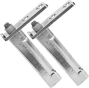 KALLORY 2Pcs Zinc Alloy Freezer Hinge Replacement Kit for Refrigerator Doors Self Closing Door Parts Compatible with Various Fridge Models Accurate Door Positioning Durable Design