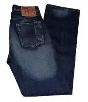 NEW PRPS Mens Jeans Size 30x33 Barracuda Blue Denim Dark Wash Straight Leg Japan