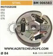 11111602003 Clutch Complete Chainsaw Stihl 050 051 075 076 Ø84