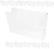 Retro Cassette Tape Storage Box 12 Pack Plastic Cassette Cases Tape Protection