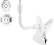 Flexible Baby Monitor Clip Clamp Mount Holder for HelloBaby HB65/HB40/HB6550/HB66/HB248/HB6339/HB6550 Pro, ANMEATE SM935E/SM650/Bonoch/ChildsFarm Baby Monitor, Long Gooseneck Arm, No Tools Needed
