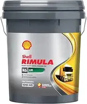 Shell LubricantsRimula R6 LM 10W-40 Heavy Duty Diesel Engine Oil 20 Litre