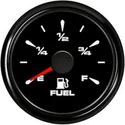 BGBLKLGPPN 52mm Boat Car Fuel Level Gauges 0-190ohm 240-33ohm Fuel Level Meters Marine Water Level Gauge Sensor Sender Unit for Yacht 9-32V Car Fuel Meter(C)