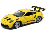 Porsche 911 GT3 RS (992) Yellow "NEX Models" Series 1/24 Diecast Model Car