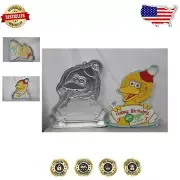 Lightweight Big Bird Cake Pan - 8 Ounce Chrome Design for Special Occasions