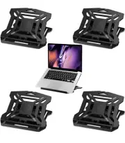 360º Rotating Laptop Riser Stand Portable Notebook Tablet Holder w/ Phone Stand