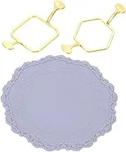 EPIGEIST 1Set Wax Seal Kit with Metal Molds Silicone Mat Durable Sealing for Weddings Graduations DIY Decor Create Unique Designs